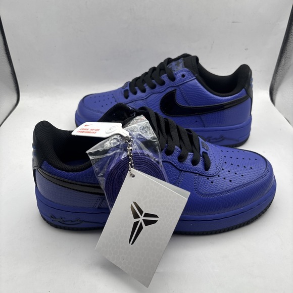 KOBE BRYANT x FC BARCELONA x NIKE AIR FORCE 1 PROTO LOW PERSIAN VIOLET SIZE 8.5 main image 10